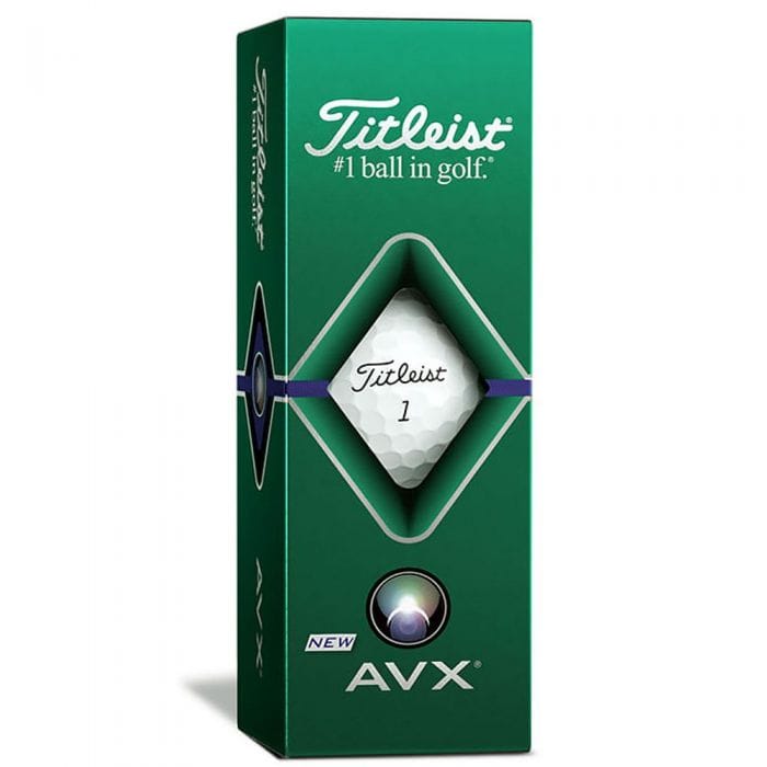 Titleist AVX Golf Balls - White - 4 for 3 Dozen Personalised