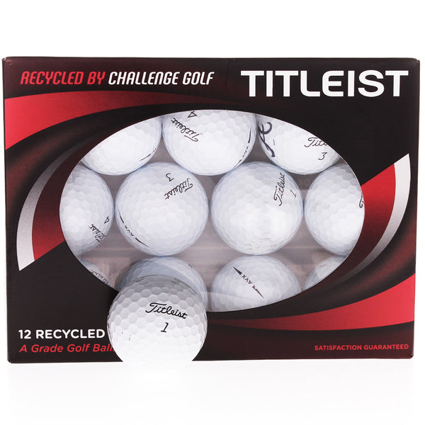 Titleist AVX Refurbished White Golf Balls - 12 Pack - A Grade