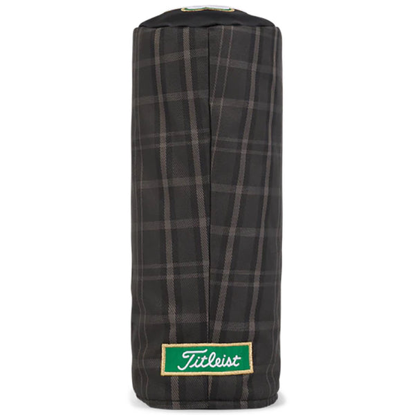 Titleist Barrel Leather Performance Shamrock Driver Headcover - Black/Plaid