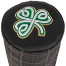 Titleist Barrel Leather Performance Shamrock Driver Headcover - Black/Plaid