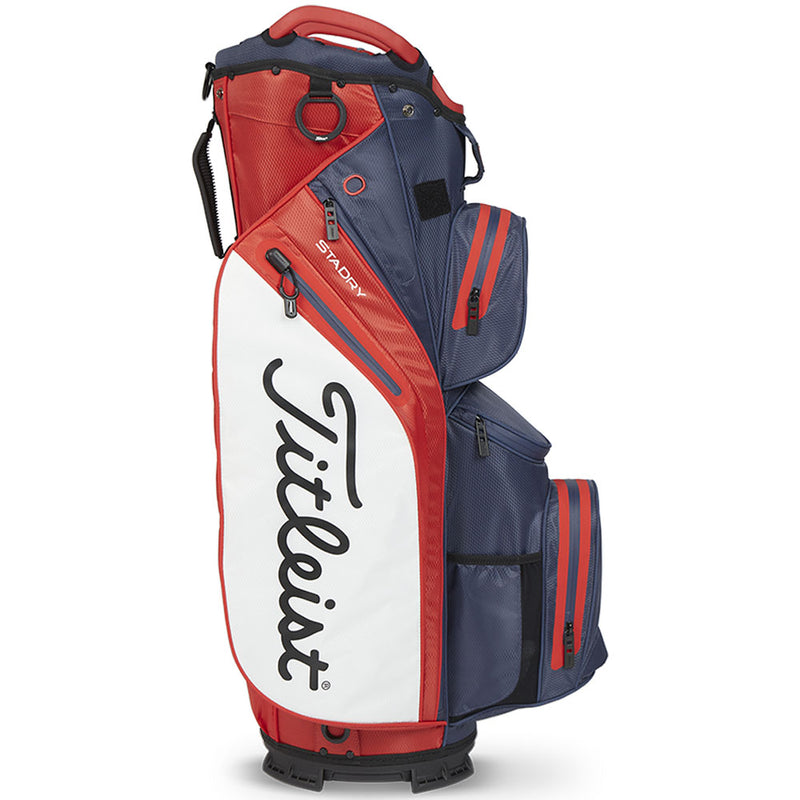 Titleist Cart 14 StaDry Waterproof Cart Bag - Navy/Red/White