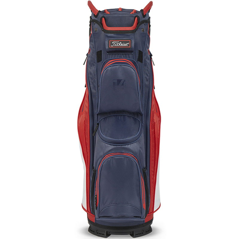 Titleist Cart 14 StaDry Waterproof Cart Bag - Navy/Red/White