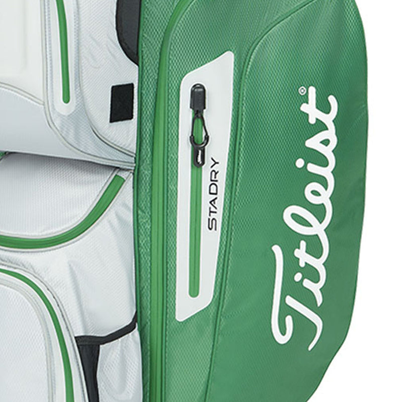 Titleist Cart 15 StaDry Waterproof Cart Bag Green Grey Black
