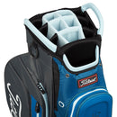 Titleist Cart 15 StaDry Waterproof Cart Bag - Charcoal/Lagoon/Sky