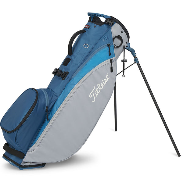 Titleist Players 4 Carbon Stand Bag - Grey/Lagoon/Reef Blue