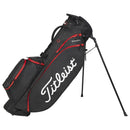 Titleist Players 4 StaDry Waterproof Stand Bag - Black/Black/Red
