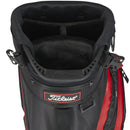 Titleist Players 4 StaDry Waterproof Stand Bag - Black/Black/Red