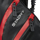 Titleist Players 4 StaDry Waterproof Stand Bag - Black/Black/Red