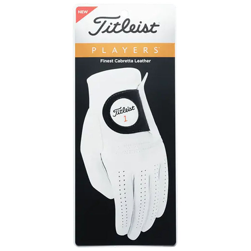 Titleist Players Leather Cadet Golf Glove - Pearl
