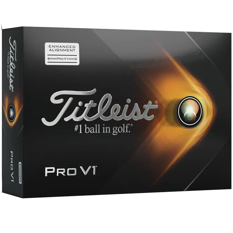Titleist Pro V1 Aim Golf Balls - White - 12 Pack