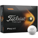Titleist Pro V1 High Number Golf Balls - White - 12 Pack