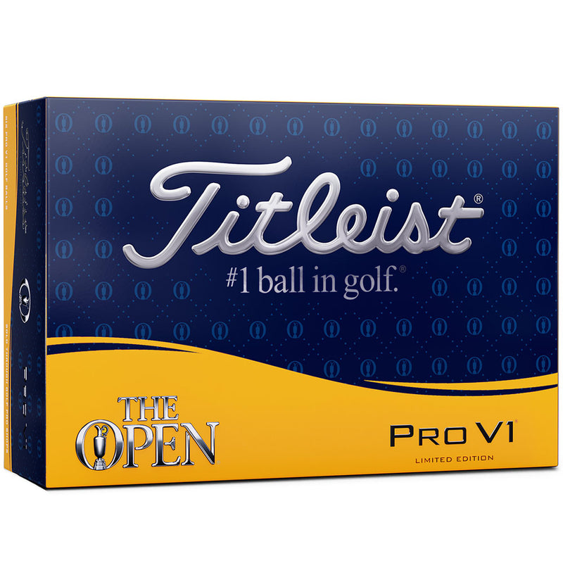 Titleist Pro V1 "The Open" Ltd Edition Golf Balls - White - 6 Pack