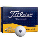 Titleist Pro V1 "The Open" Ltd Edition Golf Balls - White - 6 Pack