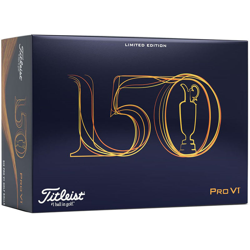 Titleist Pro V1 "The Open" Ltd Edition Golf Balls - White - 6 Pack