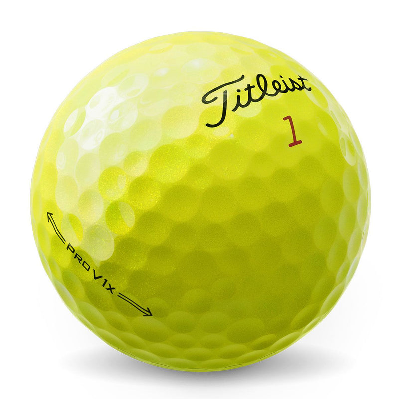 Titleist Pro V1x Golf Balls - FREE Personalisation - Yellow - Dozen