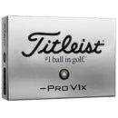 Titleist Pro V1x Left Dash Golf Balls - FREE Personalisation - White- 12 Pack