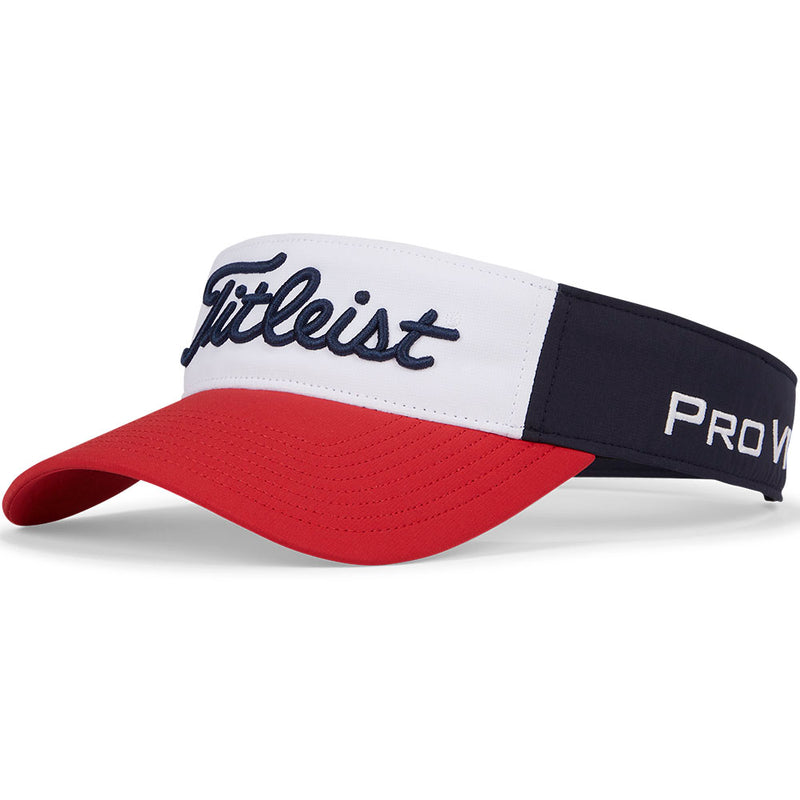 Titleist Tour Performance Visor - Navy/White/Red