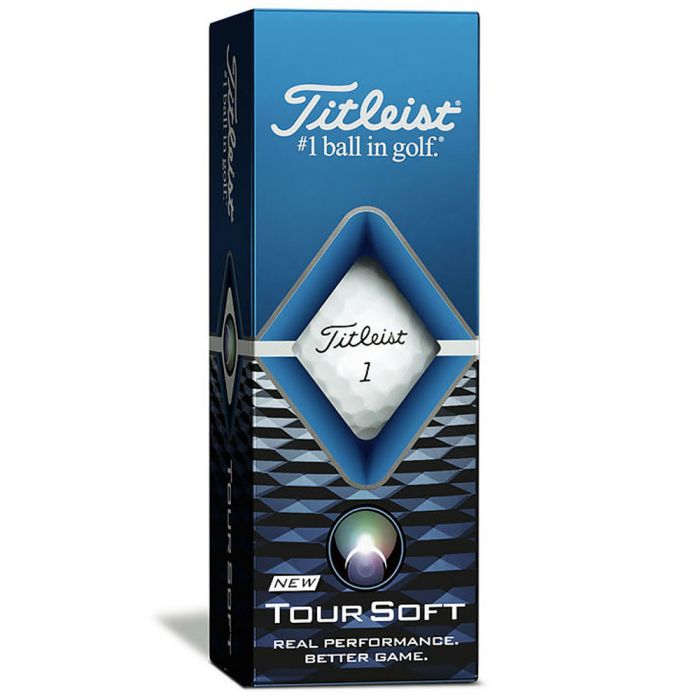 Titleist Tour Soft White Golf Balls - 12 Pack