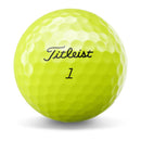 Titleist Tour Speed Golf Balls - FREE Personalisation - Yellow - Dozen