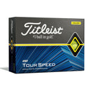 Titleist Tour Speed Golf Balls - FREE Personalisation - Yellow - Dozen