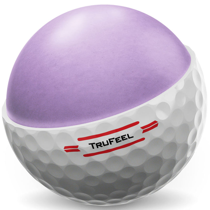 Titleist TruFeel '22 Golf Balls - White - Double Dozen