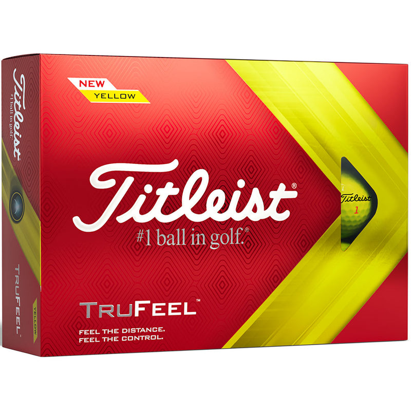 Titleist TruFeel '22 Golf Balls - Yellow - 12 Pack