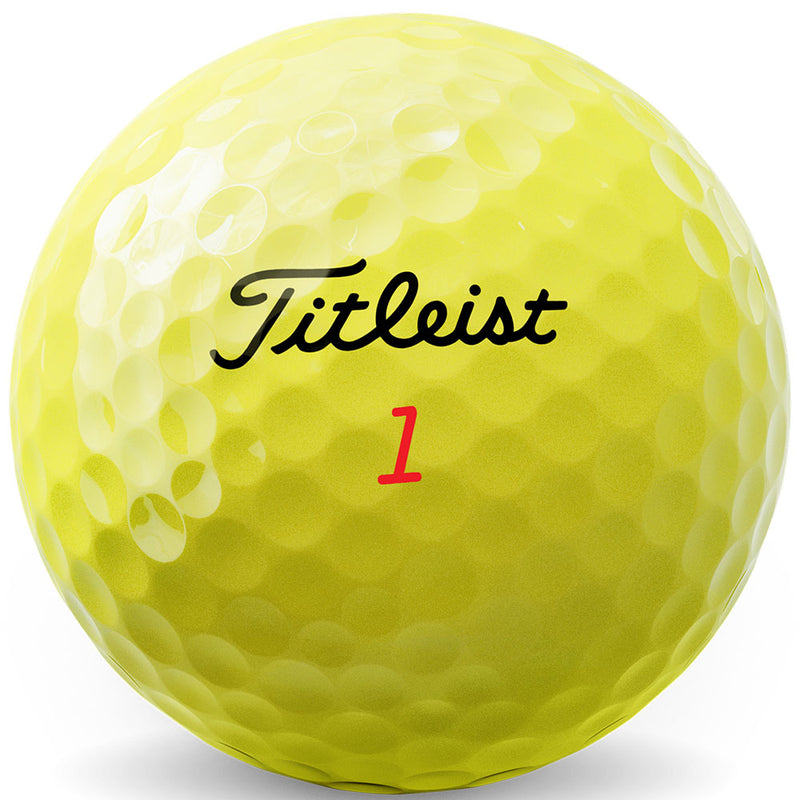 Titleist TruFeel '22 Golf Balls - Yellow - Double Dozen