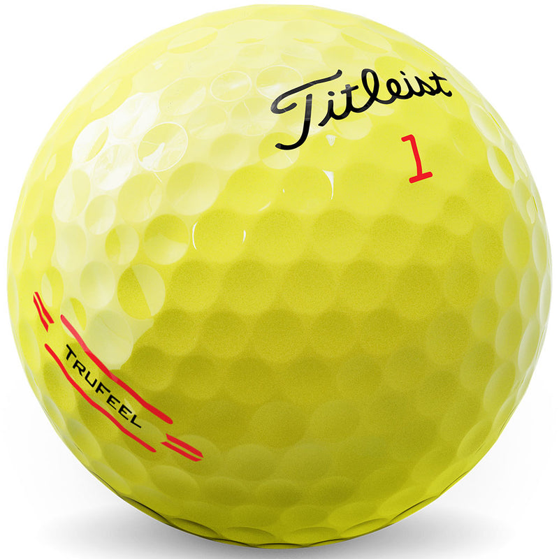 Titleist TruFeel '22 Golf Balls - Yellow - 12 Pack