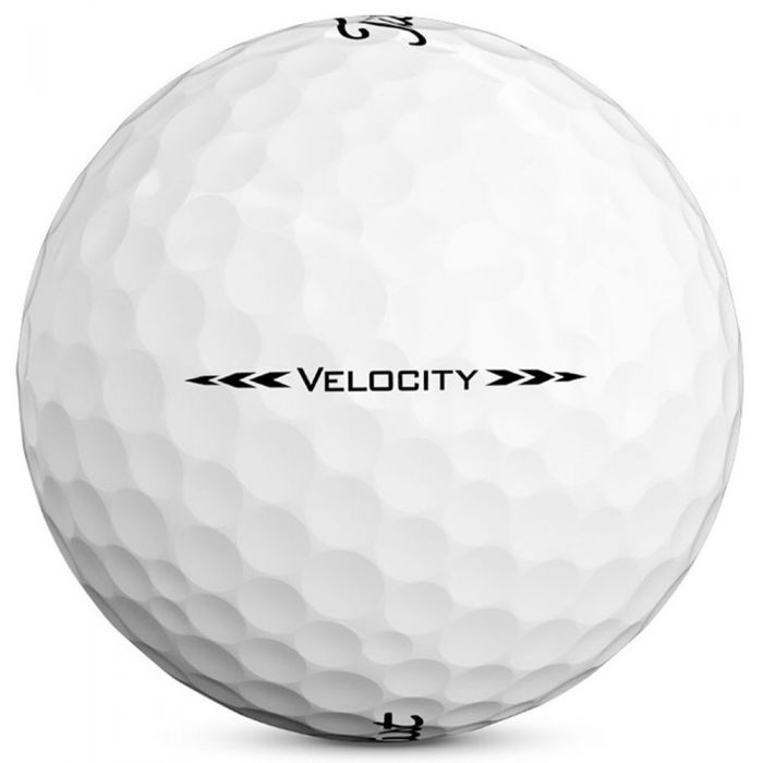 Titleist Velocity Matte White Golf Balls - 12 Pack