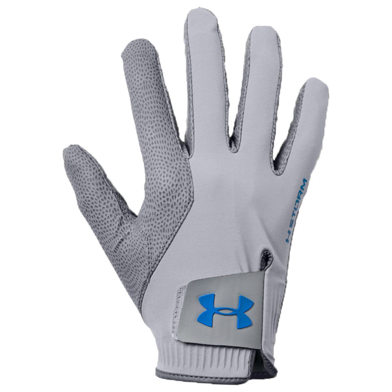 Under Armour Storm Golf Gloves (Pair) - Steel/Royal