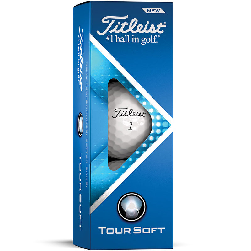 Titleist Tour Soft Golf Balls - White - 12 Pack