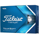 Titleist Tour Soft Golf Balls - White - Double Dozen