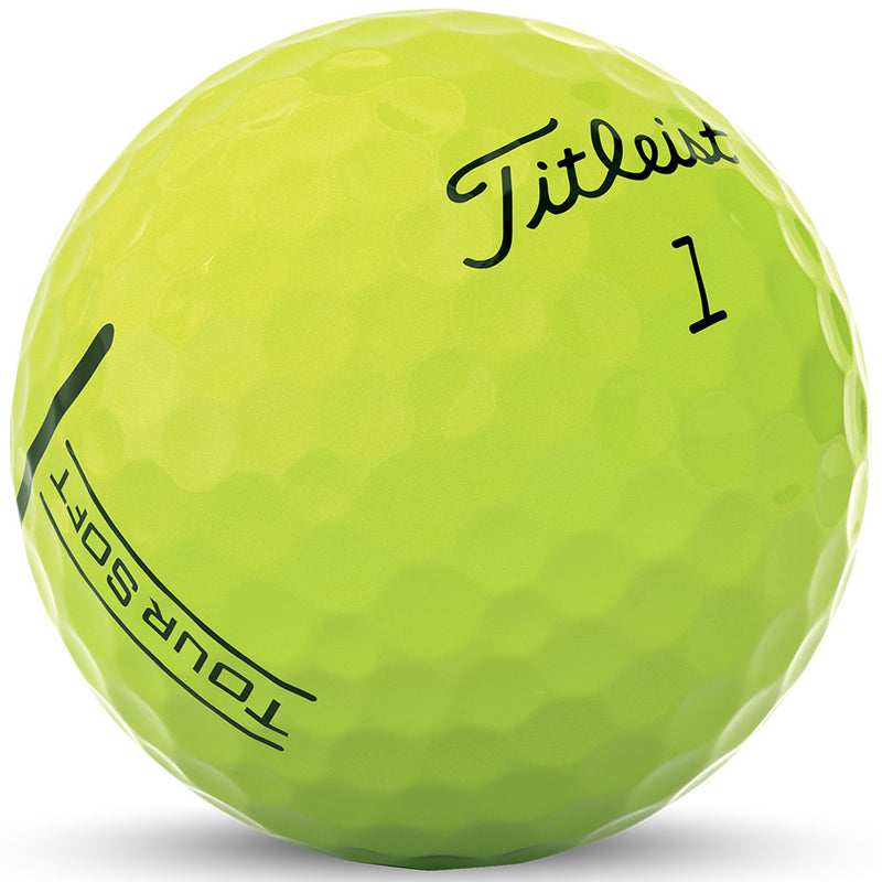 Titleist Tour Soft Golf Balls - Yellow - 12 Pack