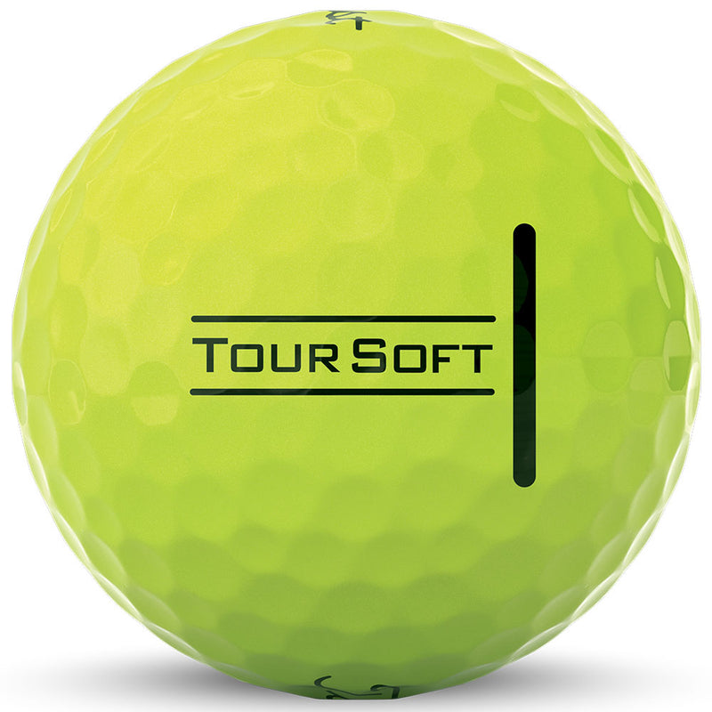 Titleist Tour Soft Golf Balls - Yellow - 12 Pack