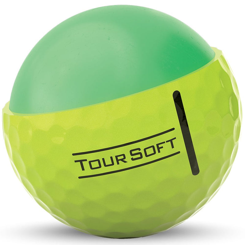 Titleist Tour Soft Golf Balls - Yellow - 12 Pack