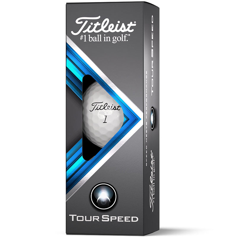 Titleist Tour Speed Golf Balls - White - Double Dozen