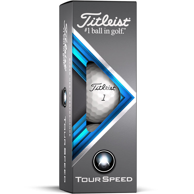 Titleist Tour Speed Golf Balls - White - Double Dozen