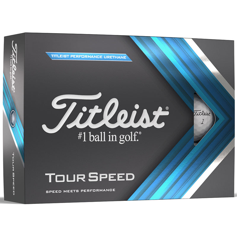 Titleist Tour Speed Golf Balls - White - Double Dozen