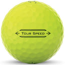 Titleist Tour Speed Golf Balls - Yellow - 12 Pack