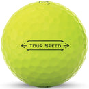 Titleist Tour Speed Golf Balls - Yellow - Double Dozen