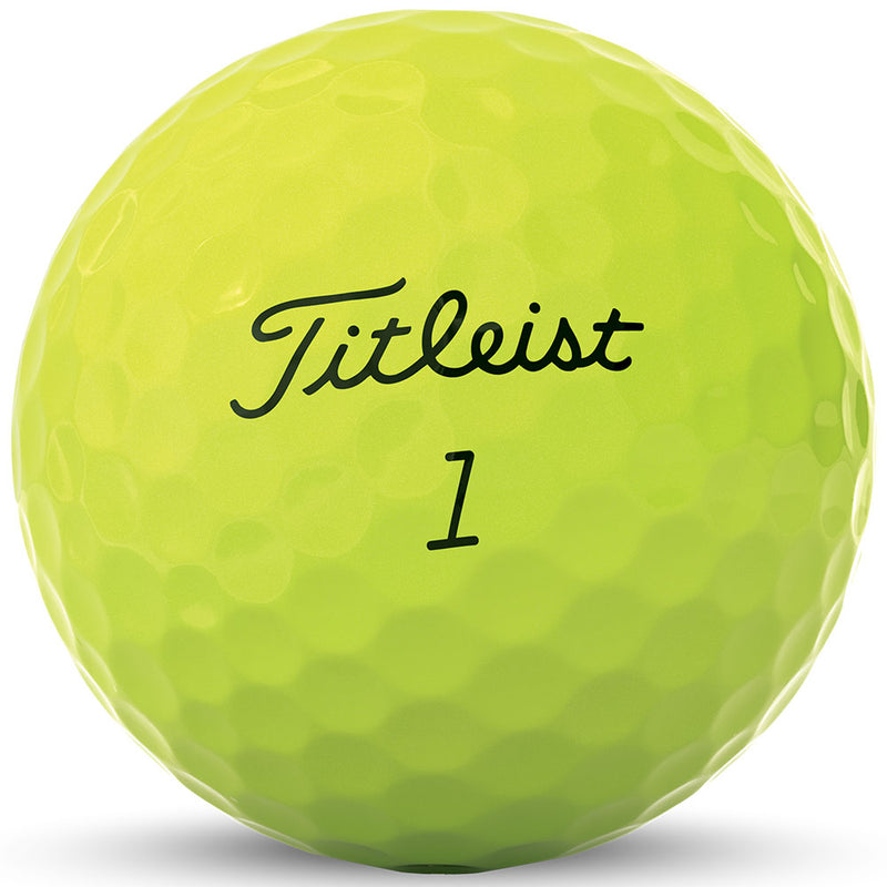 Titleist Tour Speed Golf Balls - Yellow - 12 Pack