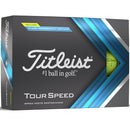 Titleist Tour Speed Golf Balls - Yellow - 12 Pack