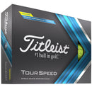 Titleist Tour Speed Golf Balls - Yellow - 12 Pack