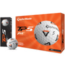 TaylorMade TP5 Pix 2.0 Golf Balls - White - 12 pack