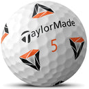 TaylorMade TP5x Pix 2.0 Golf Balls - White - 12 pack
