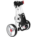 EzeGlide Cruiser 3-Wheel Push Trolley - White