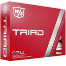 Wilson Triad Golf Balls - White - 12 Pack