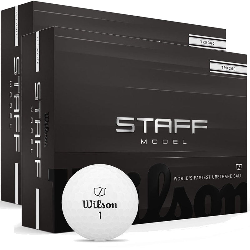 Wilson Staff Model Golf Balls -  TRK360 - White - Double Dozen