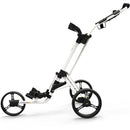 PowaKaddy Twinline 5 Lite 3-Wheel Push Trolley - Polar White