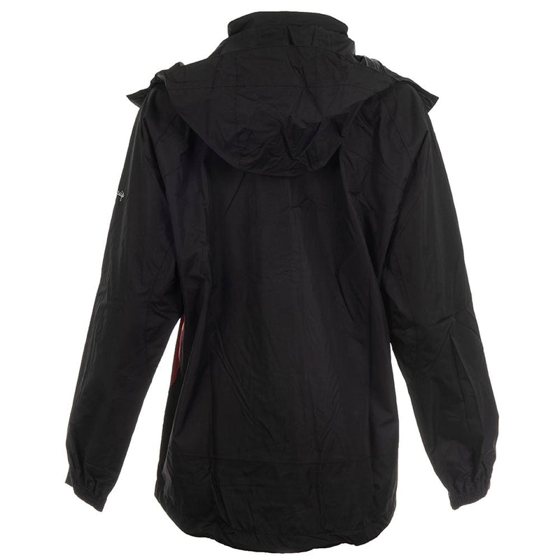 ProQuip Sophie Ultralite Ladies Waterproof Jacket - Black/Coral